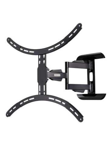 Soporte Mural TV, Negro, Doble Brazo Articulado, de 37 A 75 pulg, Carga Máx. 45 kg HAMA
