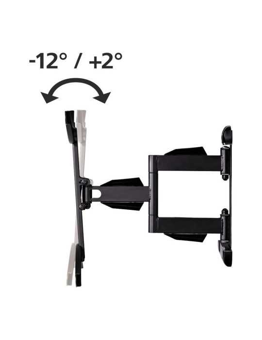 Soporte Mural TV, Negro, Doble Brazo Articulado, de 37 A 75 pulg, Carga Máx. 45 kg HAMA