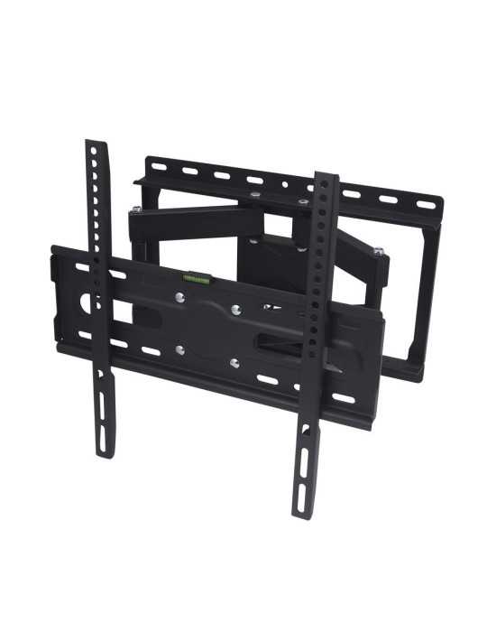 Soporte Universal TV, Negro, con Dos Brazos y Oscilante, de 26 A 65 pulg, Carga Máx 60 kg EDM