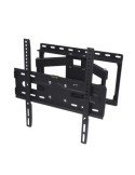 Soporte Universal TV, Negro, con Dos Brazos y Oscilante, de 26 A 65 pulg, Carga Máx 60 kg EDM