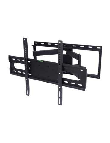 Soporte Universal TV, Negro, con Dos Brazos y Oscilante, de 40 A 86 pulg, Carga Máx 80 kg EDM