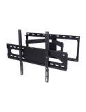 Soporte Universal TV, Negro, con Dos Brazos y Oscilante, de 40 A 86 pulg, Carga Máx 80 kg EDM