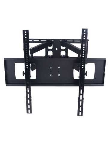 Soporte Universal TV, Negro, con Dos Brazos y Oscilante, de 30 A 86 pulg, Carga Máx 60 kg EDM