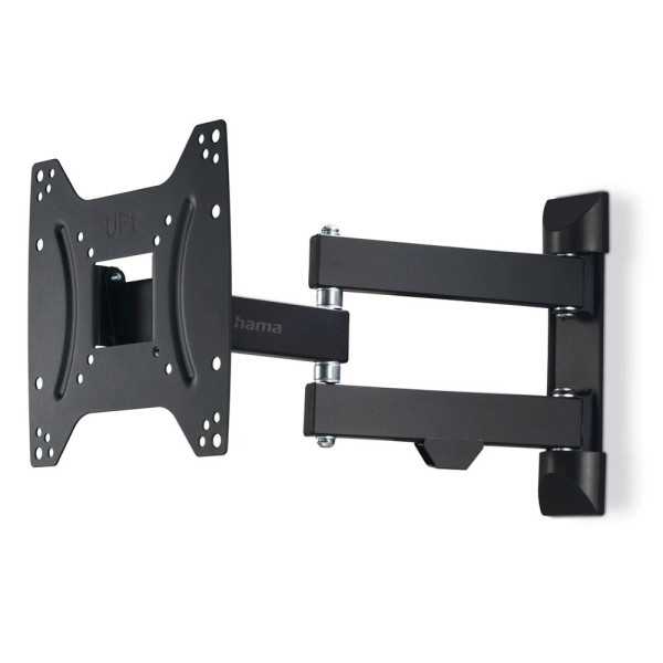 Soporte Mural TV, Negro, Articulado, Doble Brazo, de 19 A 48 pulg, Carga Máx. 20 kg HAMA