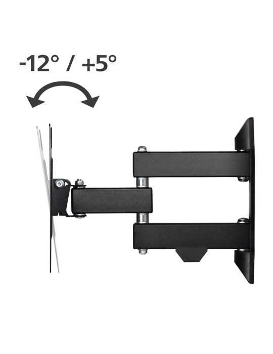 Soporte Mural TV, Negro, Articulado, Doble Brazo, de 19 A 48 pulg, Carga Máx. 20 kg HAMA