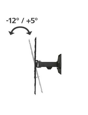 Soporte Mural Televisor, Negro, Articulado, de 32 A 65 pulg, Carga Máx. 20 kg HAMA 2