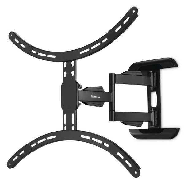 Soporte Mural Televisor, Negro, Doble Brazo Articulado, de 37 A 75 pulg, Carga Máx. 45 kg HAMA