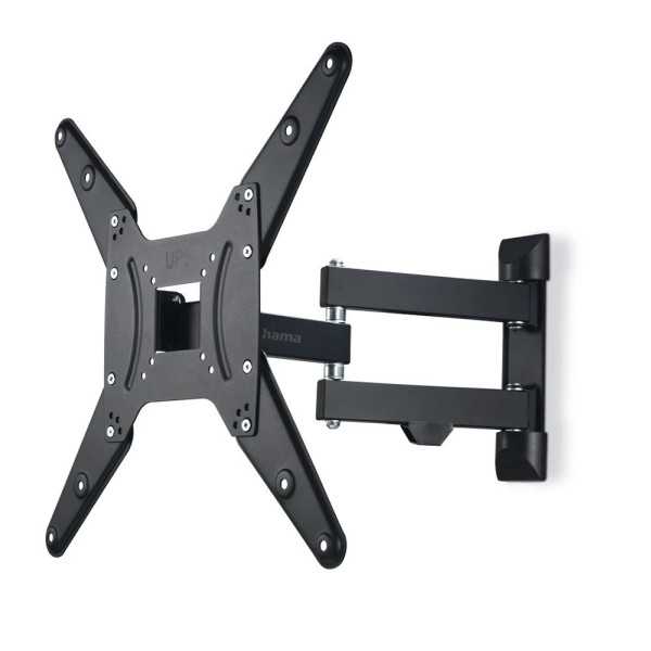 Soporte Mural Televisor, Negro, Doble Brazo Articulado, de 32 A 65 pulg, Carga Máx. 25 kg HAMA