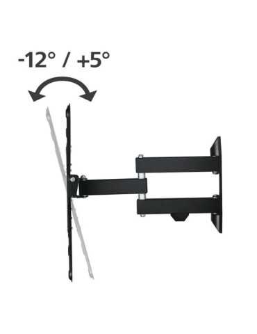 Soporte Mural Televisor, Negro, Doble Brazo Articulado, de 32 A 65 pulg, Carga Máx. 25 kg HAMA 2