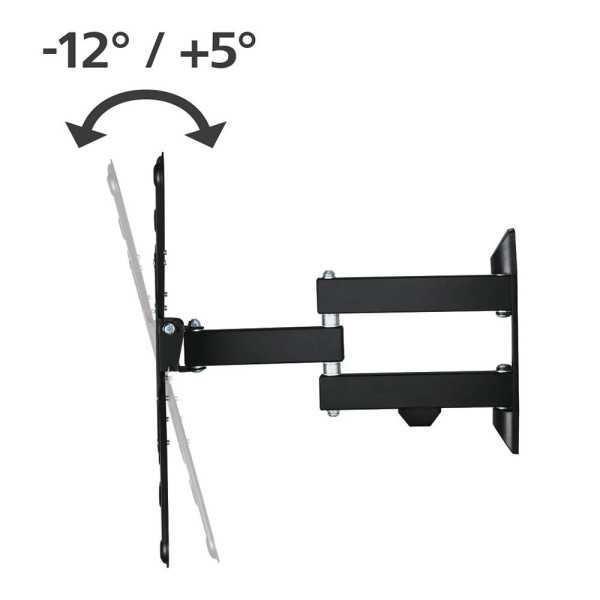 Soporte Mural Televisor, Negro, Doble Brazo Articulado, de 32 A 65 pulg, Carga Máx. 25 kg HAMA