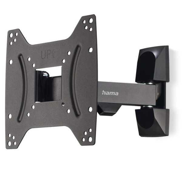 Soporte Mural Televisor, Negro, Articulado, de 19 A 48 pulg, Carga Máx. 20 kg HAMA