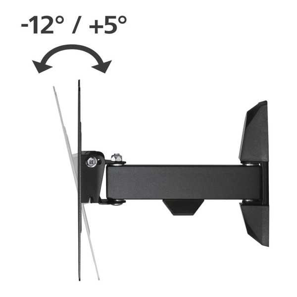 Soporte Mural Televisor, Negro, Articulado, de 19 A 48 pulg, Carga Máx. 20 kg HAMA
