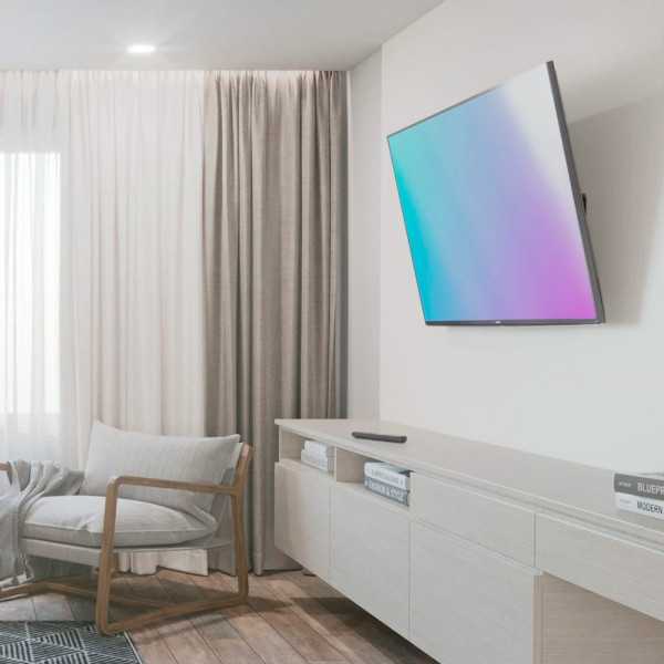 Soporte Mural Televisor, Negro, Inclinable, de 32 A 65 pulg, Carga Máx. 35 kg HAMA