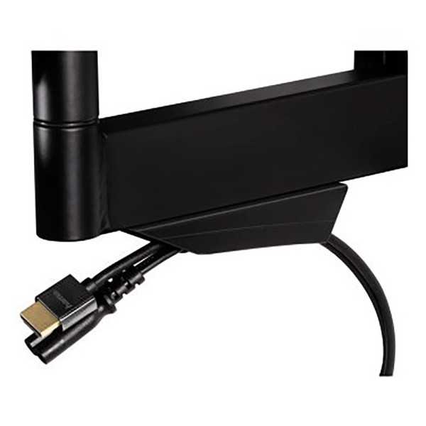 Soporte Mural TV, Negro, Doble Brazo Articulado, de 32 A 65 pulg, Carga Máx. 35 kg HAMA