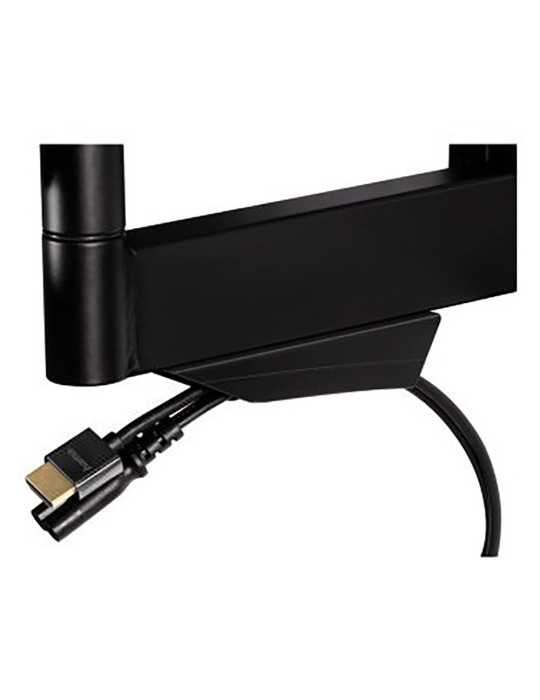 Soporte Mural TV, Negro, Doble Brazo Articulado, de 32 A 65 pulg, Carga Máx. 35 kg HAMA