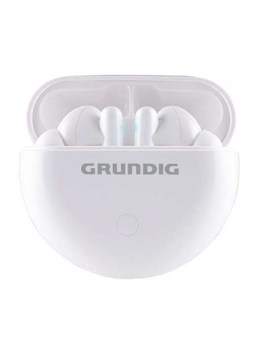 Auriculares Inalámbricos Earbuds Bluetooth con Estuche Blanco GRUNDIG