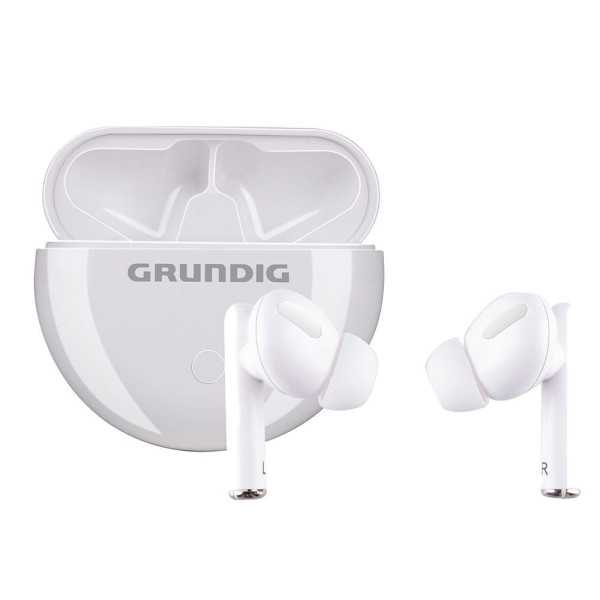 Auriculares Inalámbricos Earbuds Bluetooth con Estuche Blanco GRUNDIG