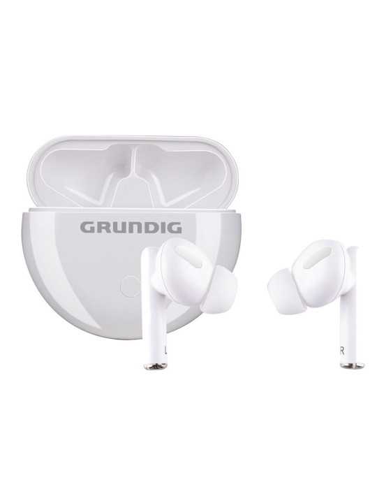 Auriculares Inalámbricos Earbuds Bluetooth con Estuche Blanco GRUNDIG