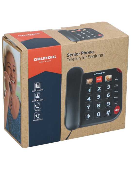 Teléfono Senior 19 x 17,5 x 8 cm GRUNDIG