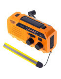 Radio Solar con Manivela Ad 1197, 15,5 x 5 x 8 cm ADLER