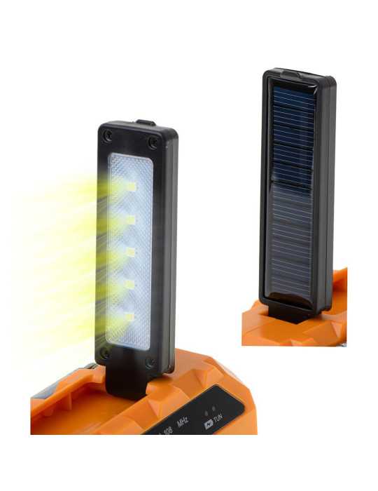 Radio Solar con Manivela Ad 1197, 15,5 x 5 x 8 cm ADLER