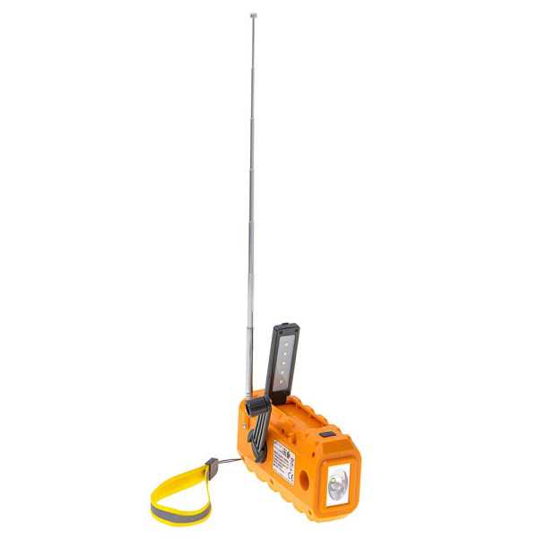 Radio Solar con Manivela Ad 1197, 15,5 x 5 x 8 cm ADLER