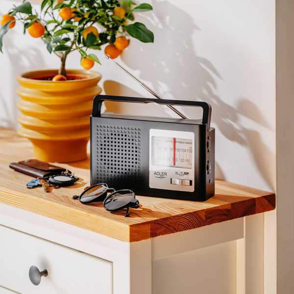 Radio Am/Fm Ad 1909, 15,5 x 21 x 6 cm ADLER
