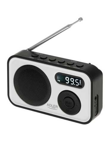 Radio Digital Pll Am/Fm Ad 1906, 12,5 x 3 x 7,5 cm ADLER