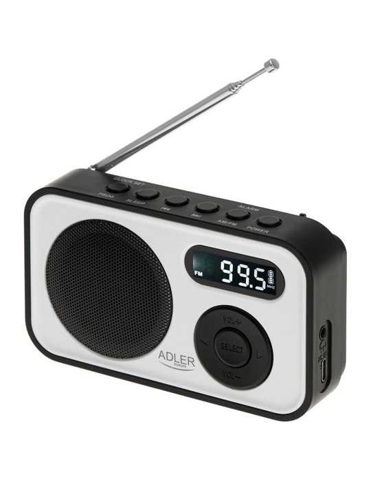 Radio Digital Pll Am/Fm Ad 1906, 12,5 x 3 x 7,5 cm ADLER