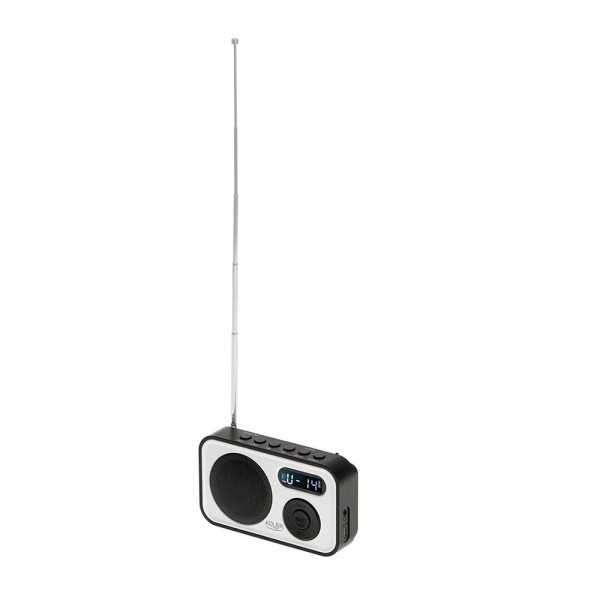 Radio Digital Pll Am/Fm Ad 1906, 12,5 x 3 x 7,5 cm ADLER