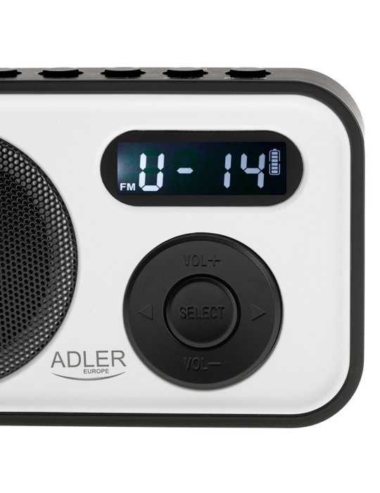 Radio Digital Pll Am/Fm Ad 1906, 12,5 x 3 x 7,5 cm ADLER