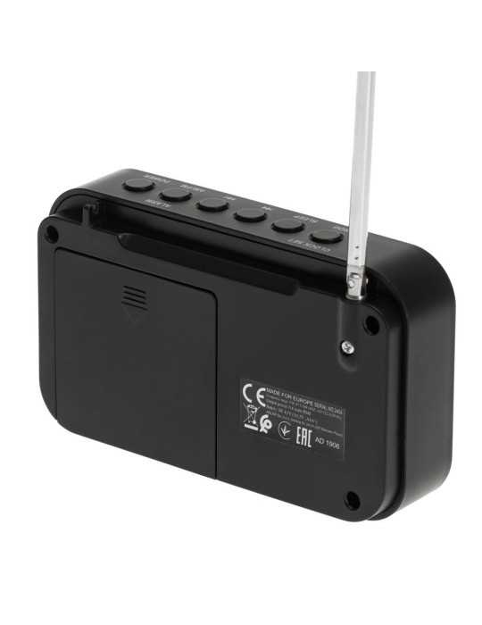Radio Digital Pll Am/Fm Ad 1906, 12,5 x 3 x 7,5 cm ADLER