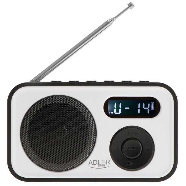 Radio Digital Pll Am/Fm Ad 1906, 12,5 x 3 x 7,5 cm ADLER