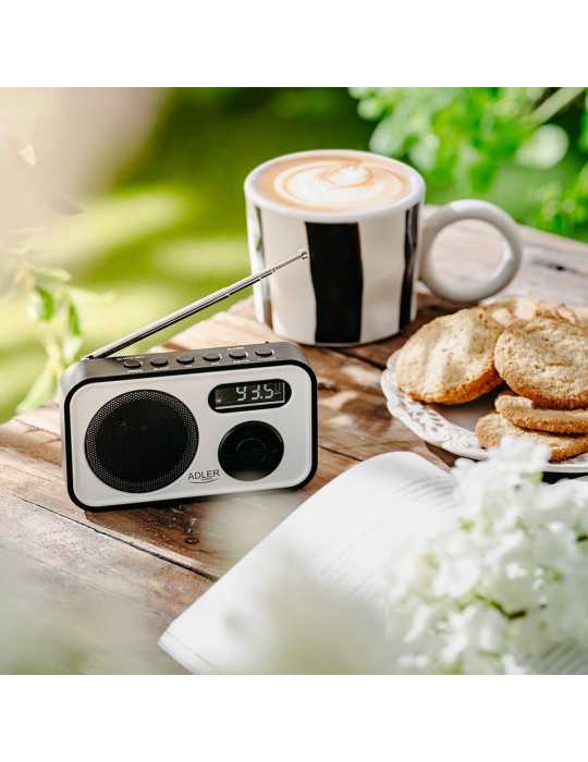 Radio Digital Pll Am/Fm Ad 1906, 12,5 x 3 x 7,5 cm ADLER