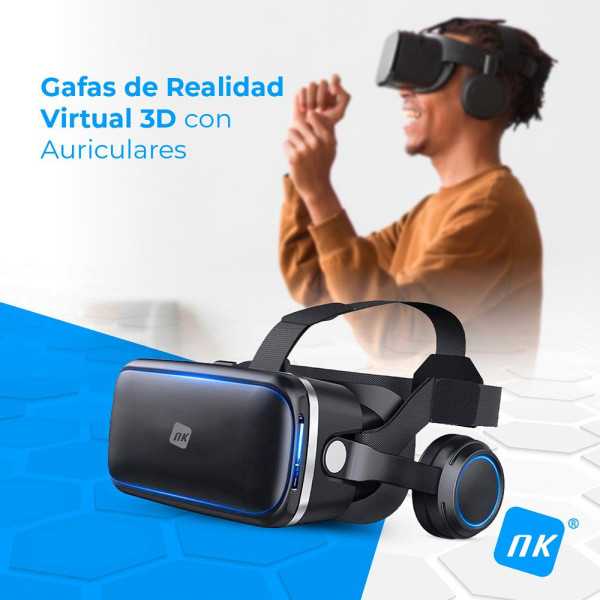 Gafas de Realidad Virtual 3D con Audio NK
