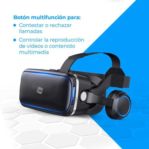 Gafas de Realidad Virtual 3D con Audio NK