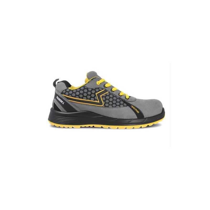 Zapato seguridad PAREDES S1P Alonso Plus gris - amarillo Talla 44