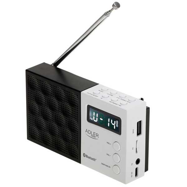 Radio Digital Pll FM Ad 1908, 12,5 x 3 x 7 cm ADLER