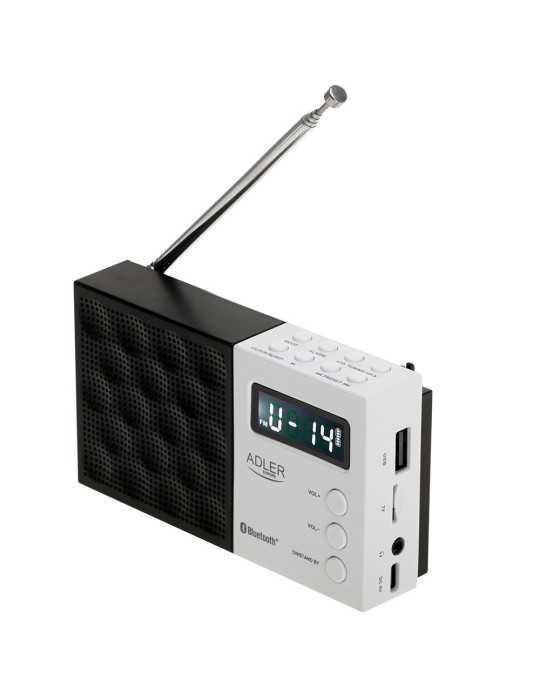 Radio Digital Pll FM Ad 1908, 12,5 x 3 x 7 cm ADLER