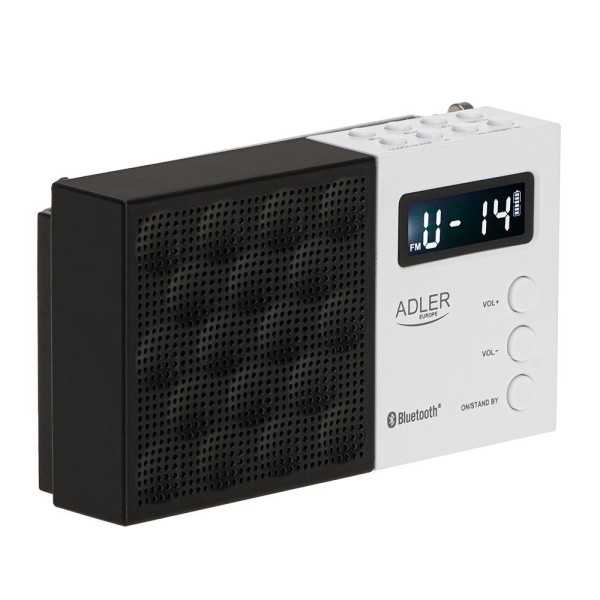 Radio Digital Pll FM Ad 1908, 12,5 x 3 x 7 cm ADLER
