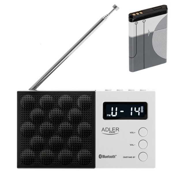 Radio Digital Pll FM Ad 1908, 12,5 x 3 x 7 cm ADLER