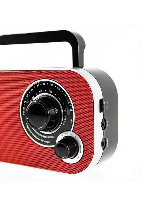 Radio Am/Fm CR 1140 Roja, 21 x 5,6 x 12 cm CAMRY