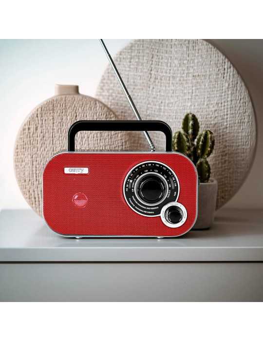 Radio Am/Fm CR 1140 Roja, 21 x 5,6 x 12 cm CAMRY