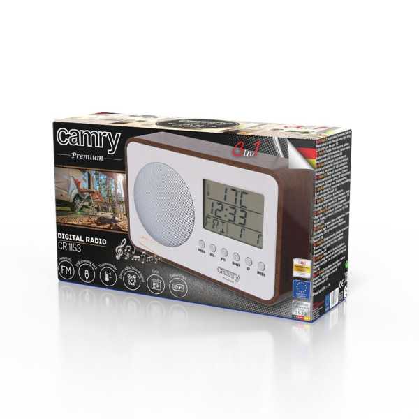 Radio Digital FM CR 1153, 18,4 x 11,6 x 5,9 cm CAMRY