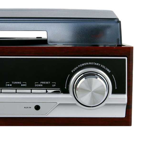 Tocadiscos con Radio Pll y Altavoces Incorporados CR 1113, 33 x 32 x 15 cm CAMRY