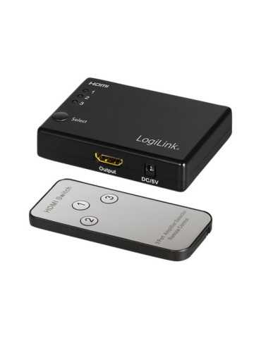 Conmutador HDMI de 3 Puertos, 1080P/60hz LOGILINK