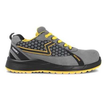 Zapato seguridad PAREDES S1P Alonso Plus gris - amarillo Talla 45
