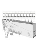Pack Ahorro 10 Cargadores Basik 2,4A Blanc (Usb-a) TECH ONE TECH