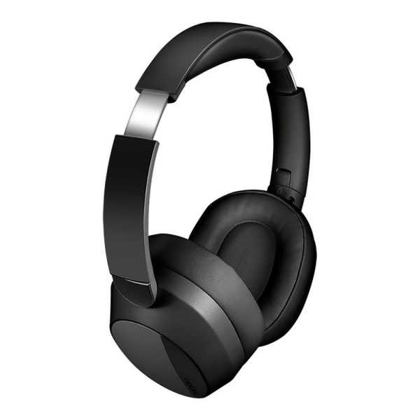 Auriculares Plegables Negros con Bluetooth 6.0, Cancelación Activa del Ruido y Micrófono LOGILINK