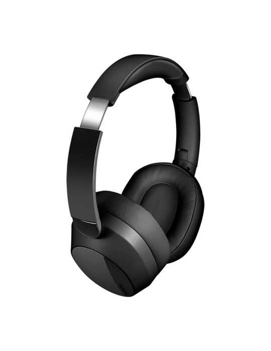 Auriculares Plegables Negros con Bluetooth 6.0, Cancelación Activa del Ruido y Micrófono LOGILINK